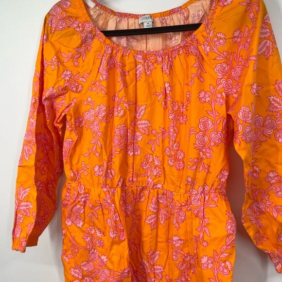 J. Crew Factory Printed Scoop Neck Mini Dress NWT - Picture 2 of 8